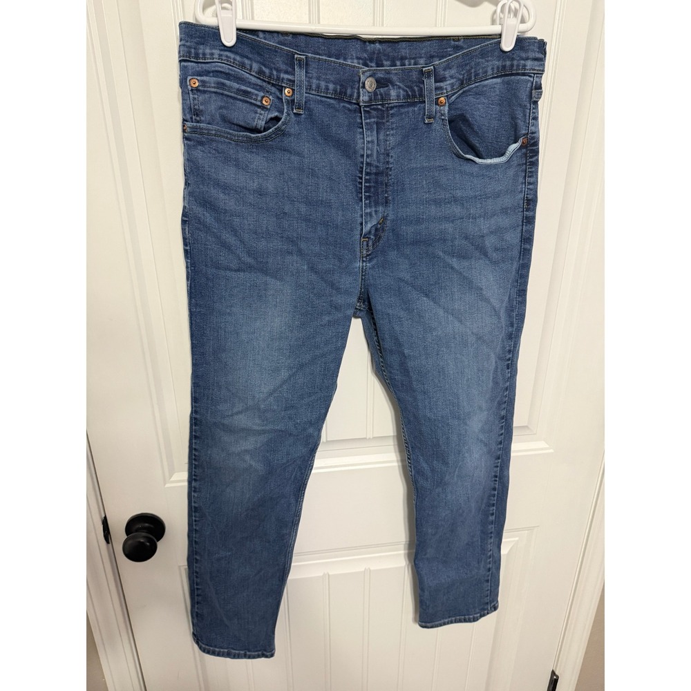 Levi's Jeans Mens 38x30 541 Athletic Taper Medium Wash Blue Denim EUC